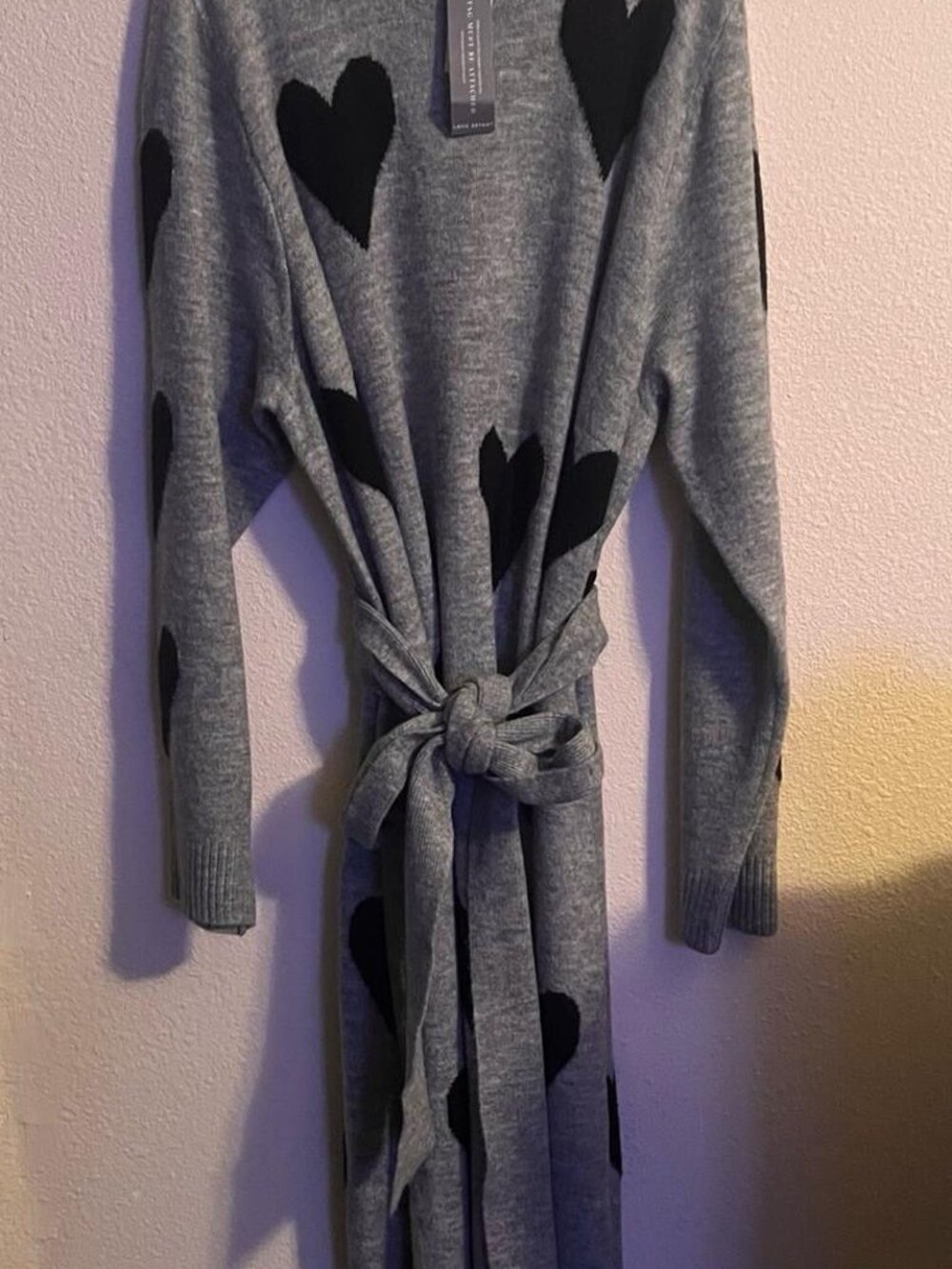 sweater Dress with hearts